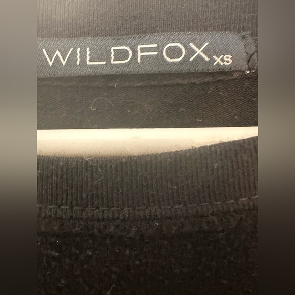 Wildfox Black Sweater with Beverly Hills Gold Lettering - Picture 4 of 6